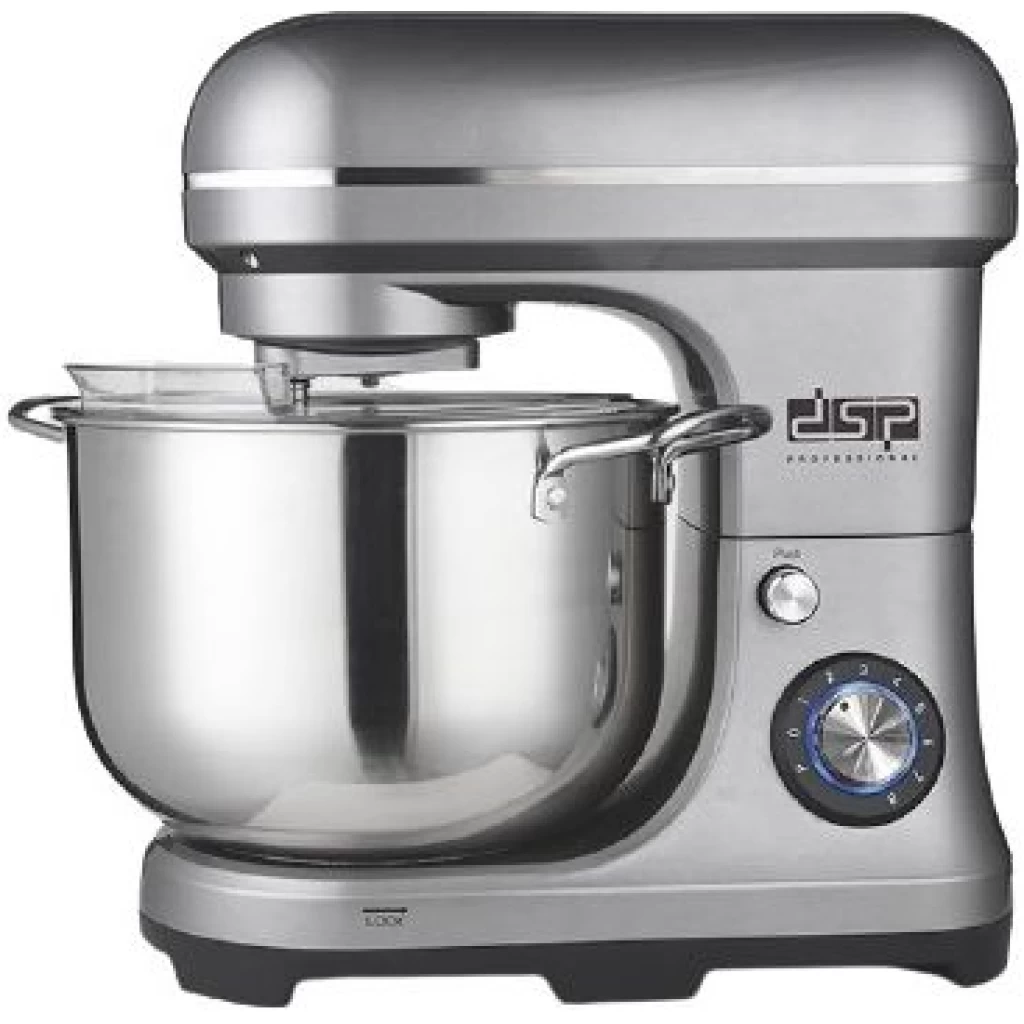 Dsp 10L, 8 Speed Blender Dough Hand Stand Mixer Food Processor- Silver image