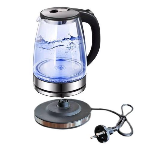 Automatic Electric Kettle Glass Tea Kettle Fast Boiling Auto Shut-off and Boil Dry Protection Transp image