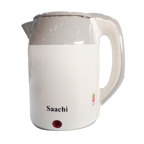 Stainless Steel And Plastic Electric Kettle Of 1.8Liters-White image