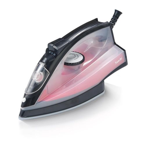 Steam Iron with Nonstick Plate - Pink image